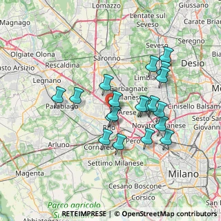 Mappa Via S. Pio X, 20017 Rho MI, Italia (6.34053)