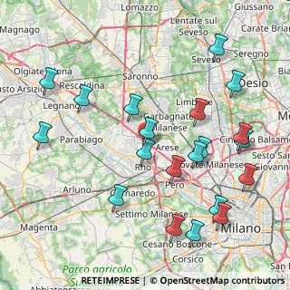Mappa Via S. Pio X, 20017 Rho MI, Italia (9.226)