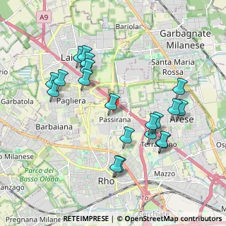 Mappa Via S. Pio X, 20017 Rho MI, Italia (1.992)