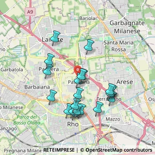 Mappa Via S. Pio X, 20017 Rho MI, Italia (1.8405)