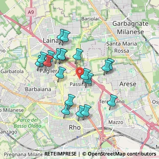 Mappa Via S. Pio X, 20017 Rho MI, Italia (1.6675)