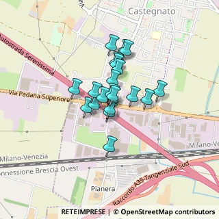 Mappa Via Pianera, 25039 Travagliato BS, Italia (0.2775)