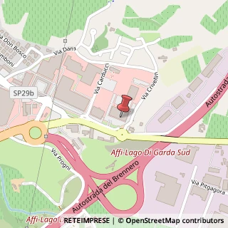 Mappa Via Crivellin, 9, 37010 Affi, Verona (Veneto)