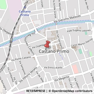 Mappa Via Chiesa Antica, 2, 20022 Castano Primo, Milano (Lombardia)