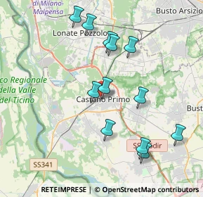 Mappa Via Palestro, 20022 Castano Primo MI, Italia (3.8275)