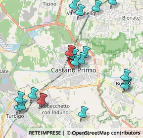 Mappa Corso Roma, 20022 Castano Primo MI, Italia (2.3405)