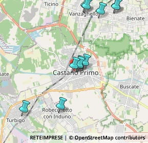 Mappa Via Roma, 20022 Castano Primo MI, Italia (2.13545)