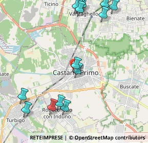 Mappa Corso Roma, 20022 Castano Primo MI, Italia (2.60714)