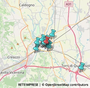 Mappa Viale Mariano Rumor, 36043 Camisano Vicentino VI, Italia (1.64182)
