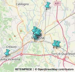 Mappa Viale Mariano Rumor, 36043 Camisano Vicentino VI, Italia (2.50273)