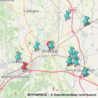 Mappa Contrà Piave, 36100 Vicenza VI, Italia (5.285)