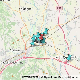 Mappa Contrà Piave, 36100 Vicenza VI, Italia (1.64182)