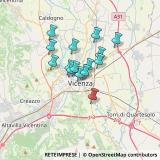 Mappa Contrà Piave, 36100 Vicenza VI, Italia (2.51267)