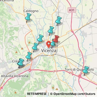 Mappa Contrà Piave, 36100 Vicenza VI, Italia (3.97727)