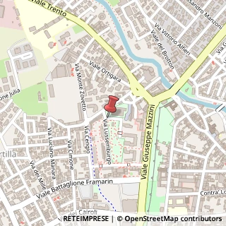 Mappa Via Lussemburgo, 71, 36100 Vicenza, Vicenza (Veneto)
