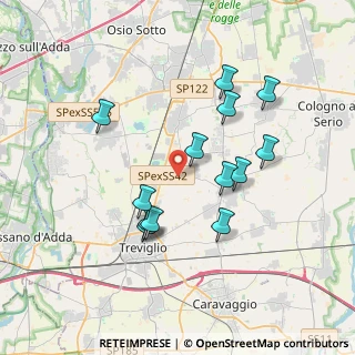 Mappa Via Sempione, 24040 Castel Rozzone BG, Italia (3.39308)