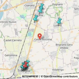 Mappa Via Sempione, 24040 Castel Rozzone BG, Italia (3.36846)