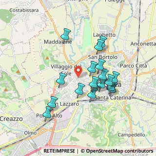 Mappa Via Battaglione Vicenza, 36100 Vicenza VI, Italia (1.61611)