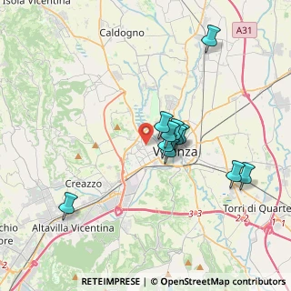 Mappa Via Battaglione Vicenza, 36100 Vicenza VI, Italia (3.15273)