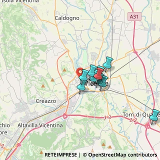 Mappa Via Battaglione Vicenza, 36100 Vicenza VI, Italia (2.94)