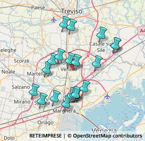 Mappa Via Giacomo Puccini, 31021 Mogliano Veneto TV, Italia (6.812)