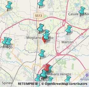 Mappa Via Giacomo Puccini, 31021 Mogliano Veneto TV, Italia (5.442)