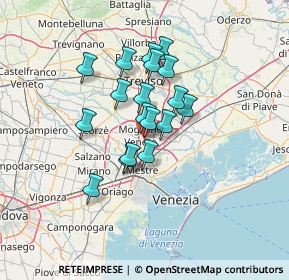 Mappa Via Giacomo Puccini, 31021 Mogliano Veneto TV, Italia (9.915)