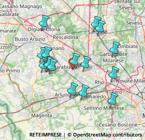 Mappa Via Pasubio, 20014 Nerviano MI, Italia (6.865)