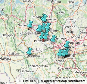 Mappa Via Pasubio, 20014 Nerviano MI, Italia (11.18944)