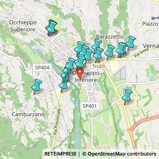 Mappa Via Renghi, 13897 Occhieppo Inferiore BI, Italia (0.8475)