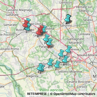 Mappa Via Augusto, 20015 Parabiago MI, Italia (7.631)