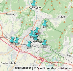 Mappa Via dei Bagni, 25128 Brescia BS, Italia (2.80455)