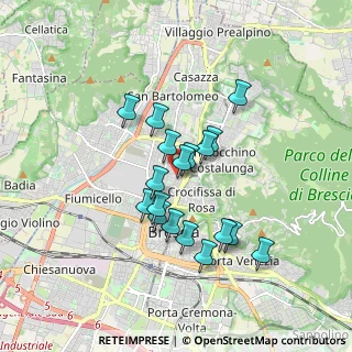Mappa Via dei Bagni, 25128 Brescia BS, Italia (1.42833)