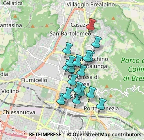 Mappa Via dei Bagni, 25128 Brescia BS, Italia (1.27222)