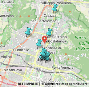 Mappa Via dei Bagni, 25128 Brescia BS, Italia (1.92167)