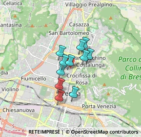 Mappa Via dei Bagni, 25128 Brescia BS, Italia (1.03364)