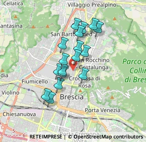 Mappa Via dei Bagni, 25128 Brescia BS, Italia (1.34706)