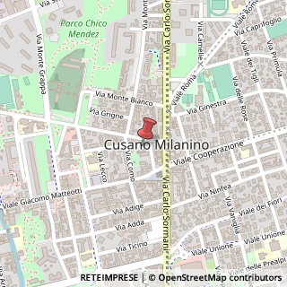 Mappa Via E. Pedretti, 5A, 20095 Cusano Milanino, Milano (Lombardia)
