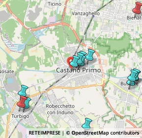 Mappa Via Malpaga, 20022 Castano Primo MI, Italia (2.445)