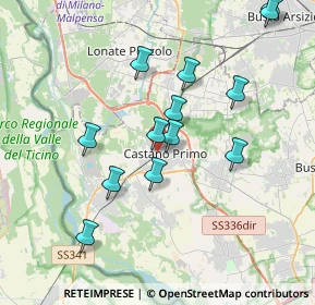 Mappa Via Malpaga, 20022 Castano Primo MI, Italia (3.70923)
