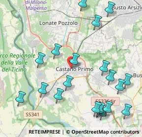 Mappa Via Malpaga, 20022 Castano Primo MI, Italia (5.078)