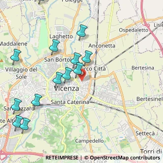 Mappa Via G. E. di Velo, 36100 Vicenza VI, Italia (2.47231)
