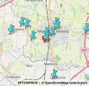 Mappa Via Evangelista Torricelli, 31021 Mogliano Veneto TV, Italia (1.83364)