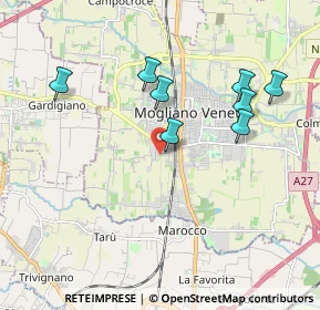 Mappa Via Evangelista Torricelli, 31021 Mogliano Veneto TV, Italia (2.57455)