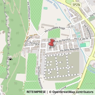 Mappa Via della Repubblica, 9, 37010 Affi, Verona (Veneto)