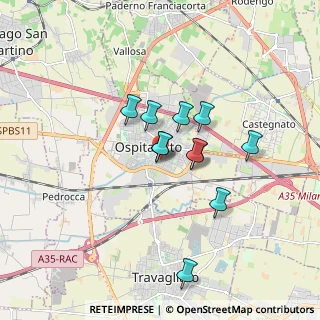 Mappa Via Luigi Einaudi, 25035 Ospitaletto BS, Italia (1.30091)