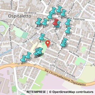 Mappa Via Luigi Einaudi, 25035 Ospitaletto BS, Italia (0.241)