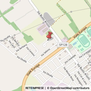 Mappa Via Trasimeno,  14, 20128 Busto Garolfo, Milano (Lombardia)