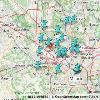 Mappa , 20020 Arese MI, Italia (7.0555)