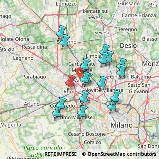 Mappa , 20020 Arese MI, Italia (6.59889)